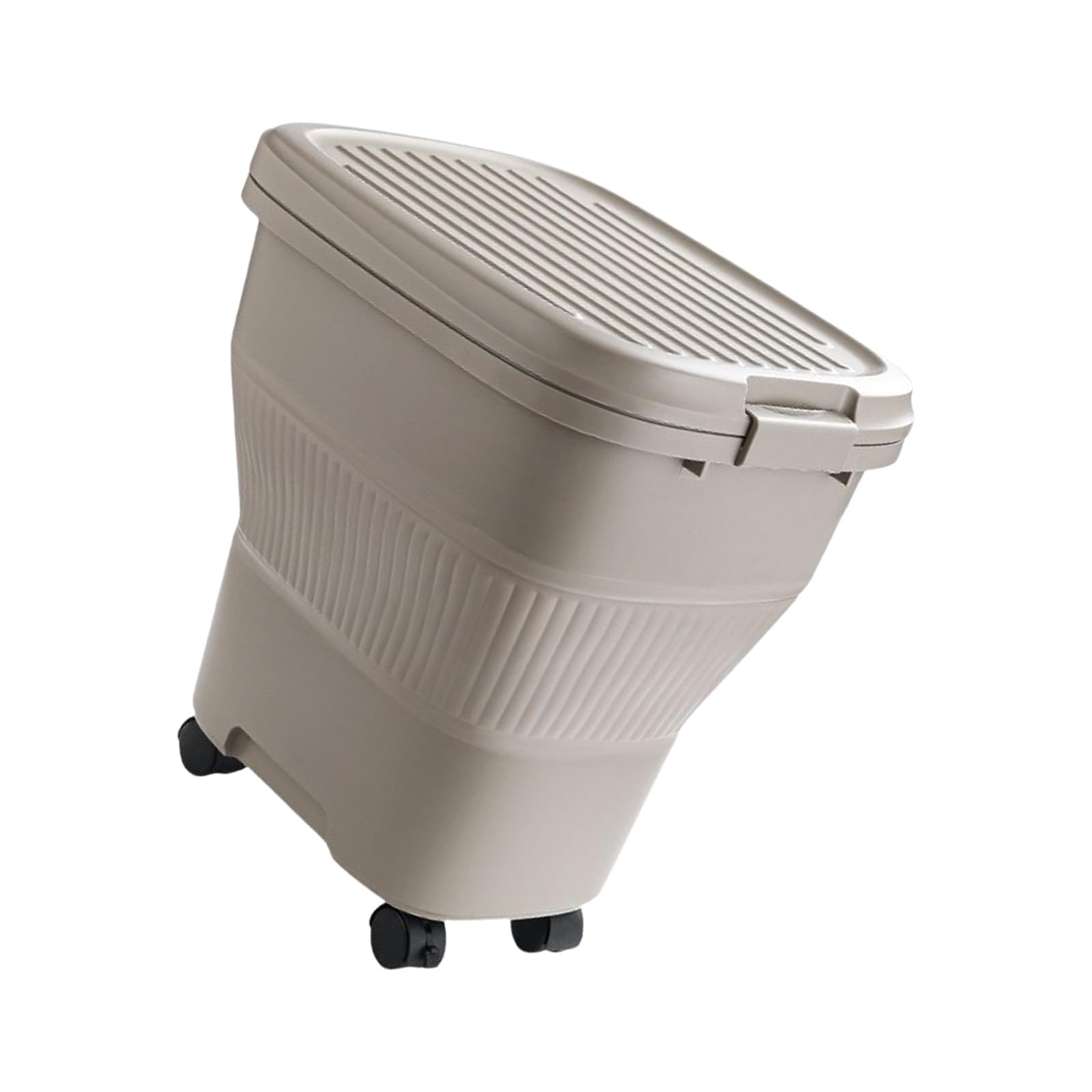Buxuaaaa Large Capacity Dustproof Rice Dispenser Countertop Cereal Organiser for Kitchen Proof Grains Storage Bucket Dustproof Cereal Dispenser for Kitchen