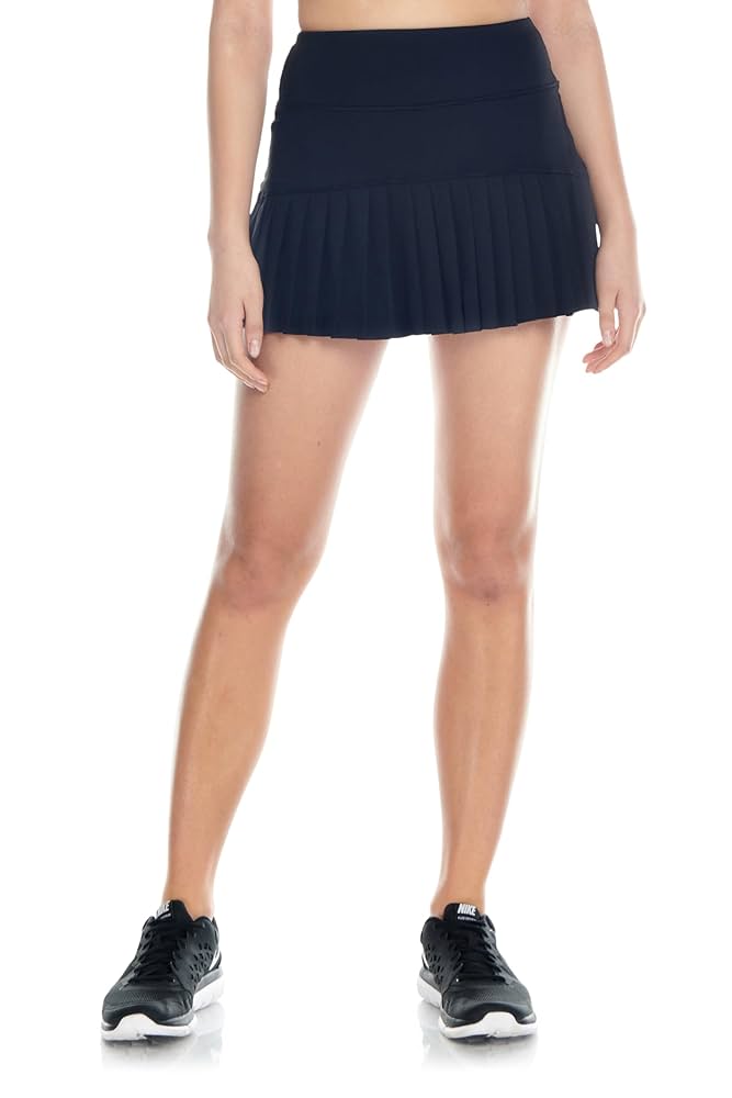 【EEUN】23SS★ [MADE] Shade Skorts Kyodan Ultra High Waist Pleated Tennis Skort Black Medium