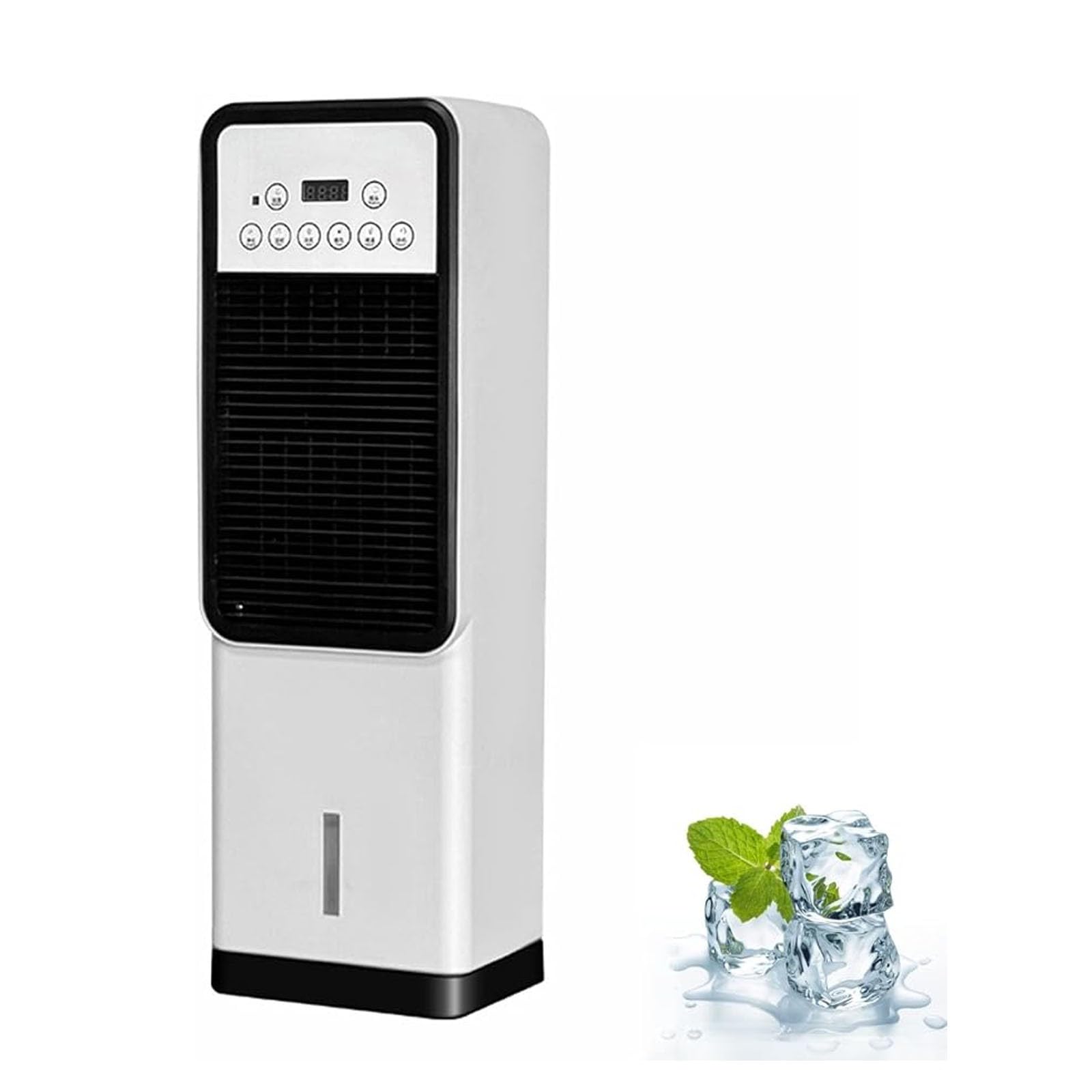 Aire Acondicionado Portátil, Climatizador Evaporativo con Mando A Distancia: Equipo con Doble Función De Refrigeración Y Calefacción, Ideal para Habitaciones Y Oficinas