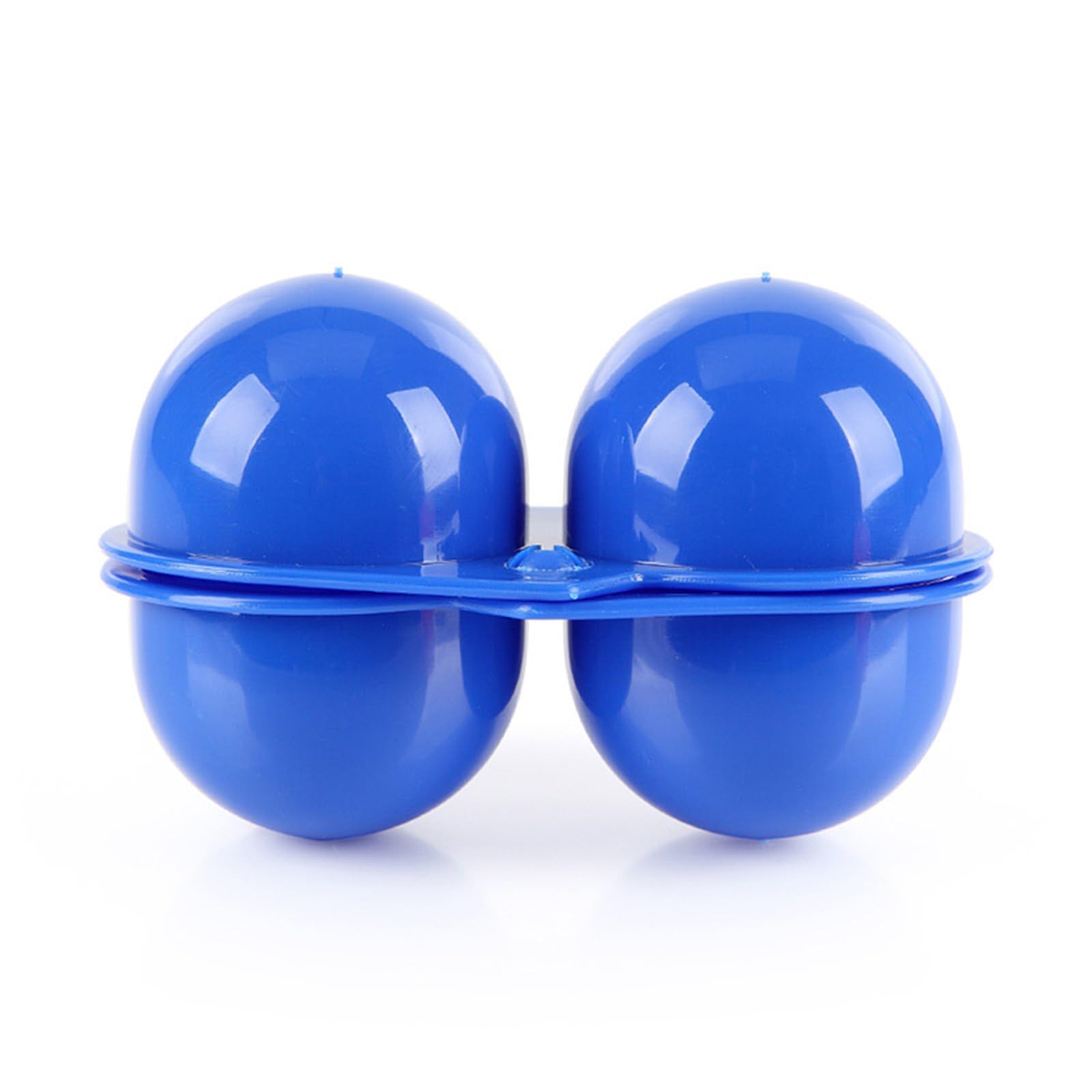 Brilliantday Blue Egg Holder Storage, 2 Girds Egg Storage Fridge, Plastic Egg Storage Container Box, Leakproof Shockproof Protection, Portable Egg Tray Carriage For Camping Picnic Kitchen Refrigerator Outdoor