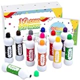 Dot Markers Kit, 12 Colors Washable Fun Art Marker for Toddlers, Bingo Daubers for Preschool, Dab Paint Marker Set Coloring Supplies Including Activity Book