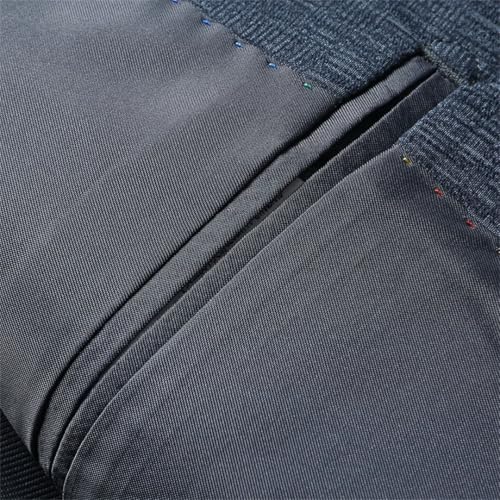 Men's Four Seasons Solid Color Suit Jacket Long Sleeve Business Casual Wedding Work Blazer4