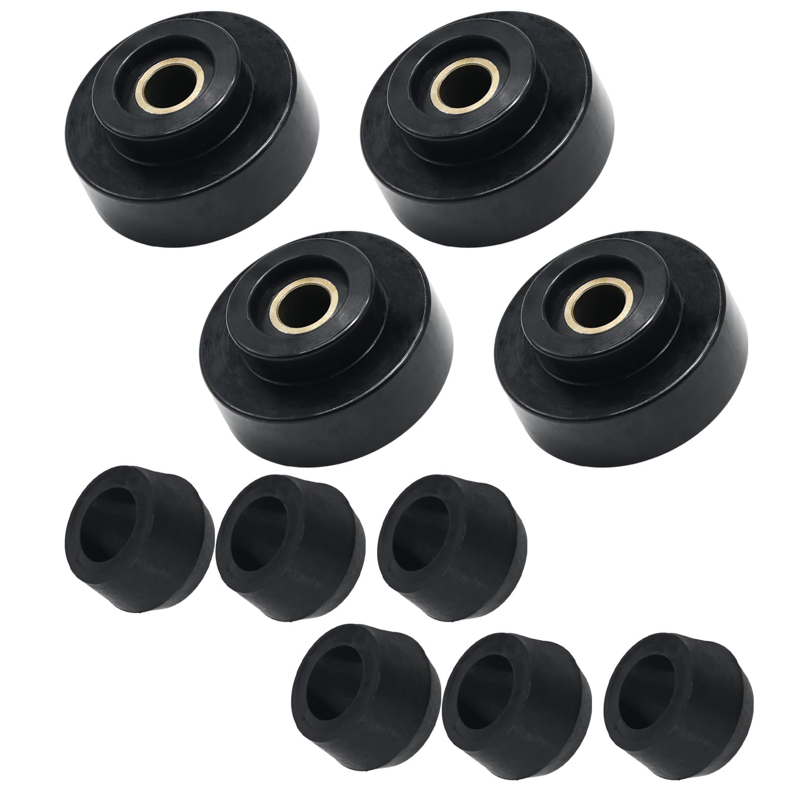 Photo 1 of CADUFUELLY Radiator Mounting Kit with Coolant Fill on Firewall Replacement for Peterbilt 357 377 379 385 386 387, Replaces# 53D6 x4, 53D2 x4
