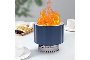 Smokeless Low Smoke 8 Inch Wood Pellet Fire Pit