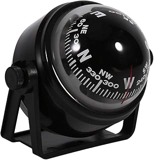 Boat Navigation Compass,Durable Marine Electronic Compass Voyager Dashboard Bracket Mount Compass for Boat Caravan Truck