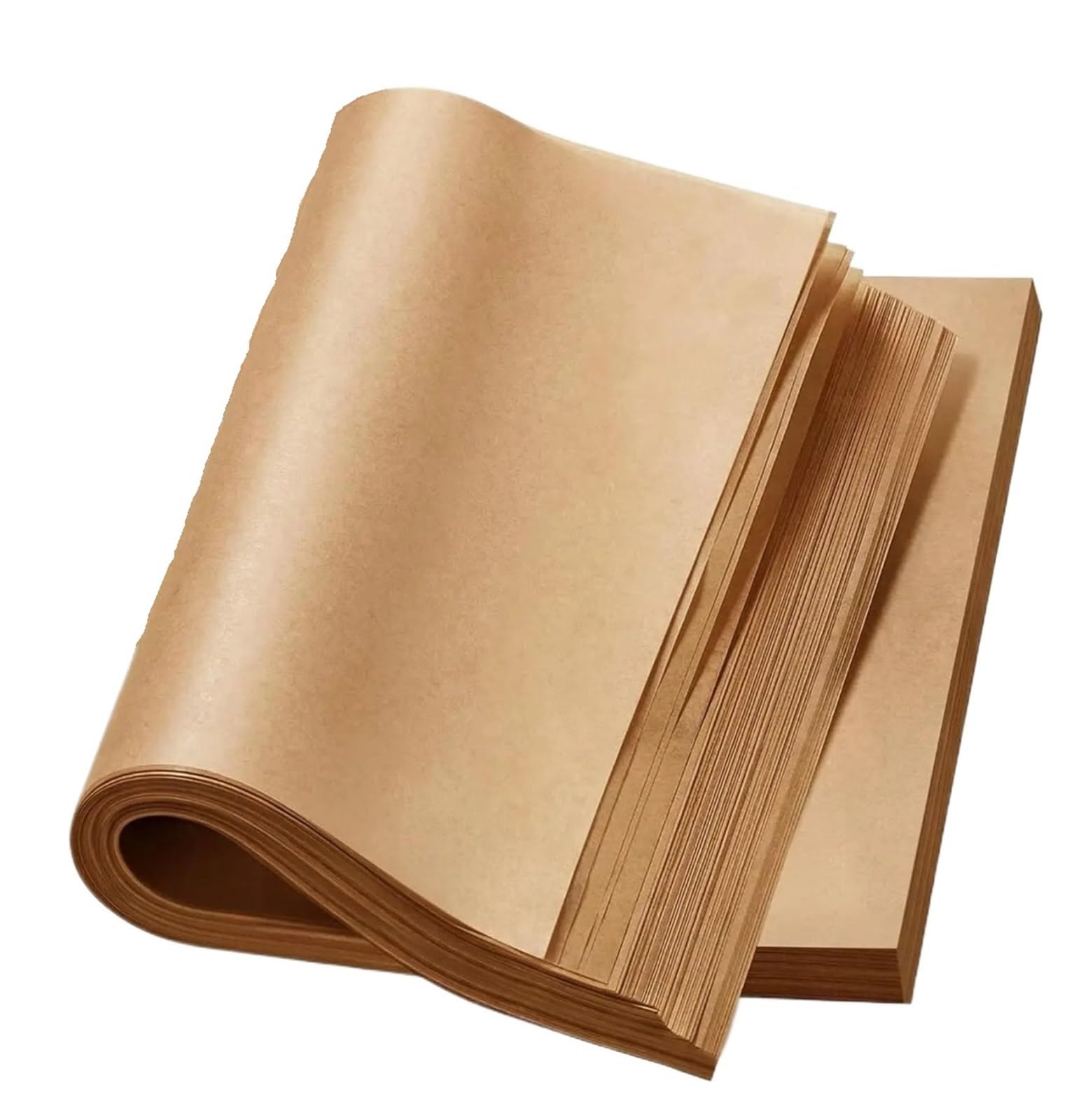 Carta da forno, fogli pretagliati 12x16 pollici, rivestimento antiaderente | Polpa di legno non sbiancata, 400 fogli, oleorepellente, fino a 450°F (232°C), per griglia