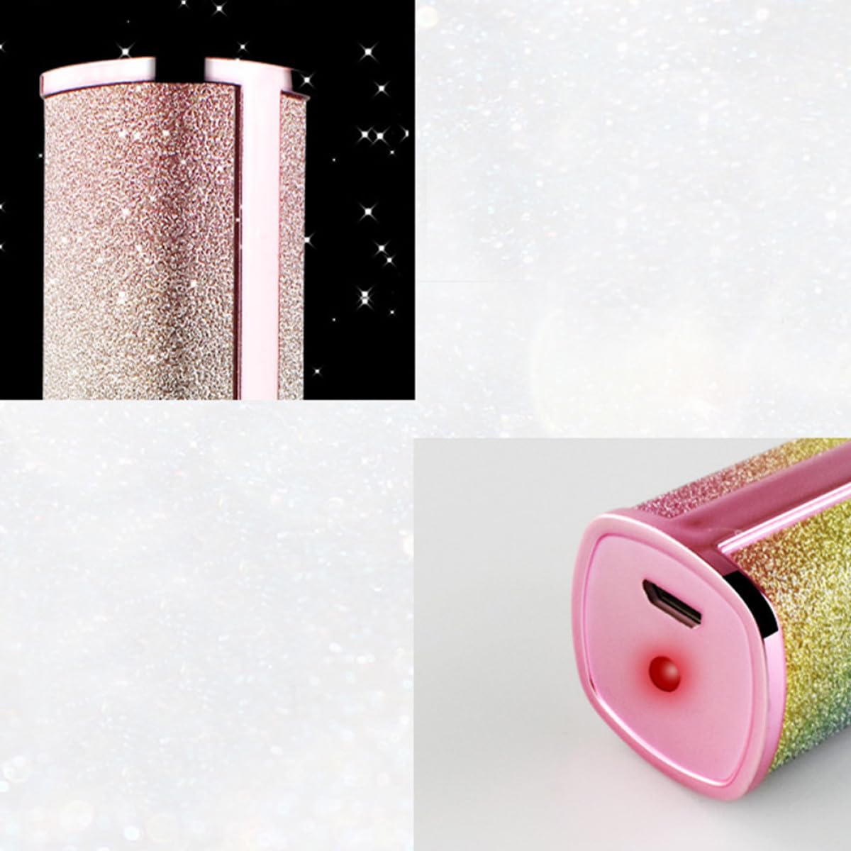 Didiseaon Depiladora Eléctrica y Diseño Abs Compacto Carga USB para Mujeres y Recortador de Cejas, Afeitadora de Pelo Corporal Cabezal Lavable