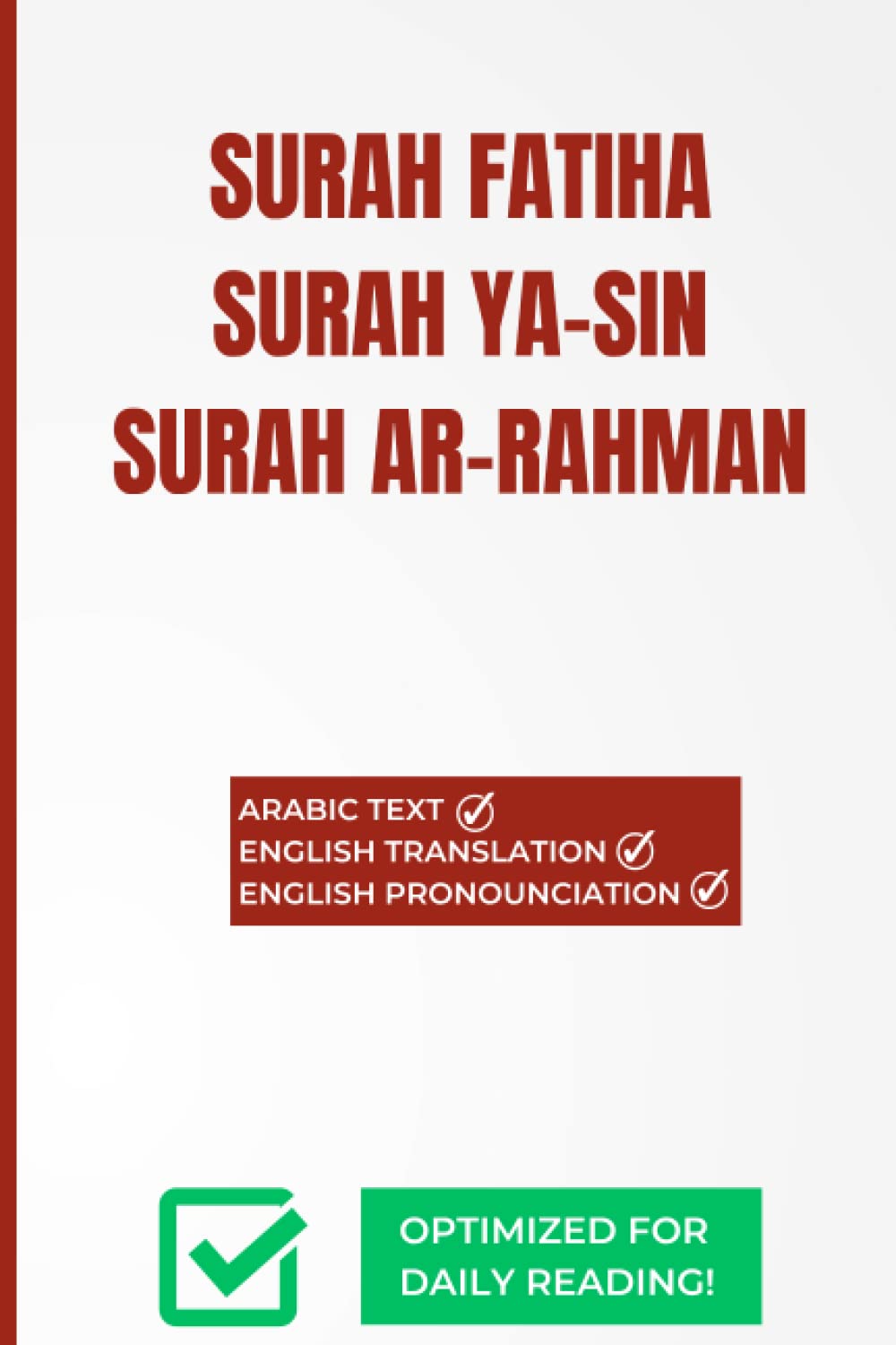 Surah Fatiha, Surah Yaseen & Surah Ar-Rahman
