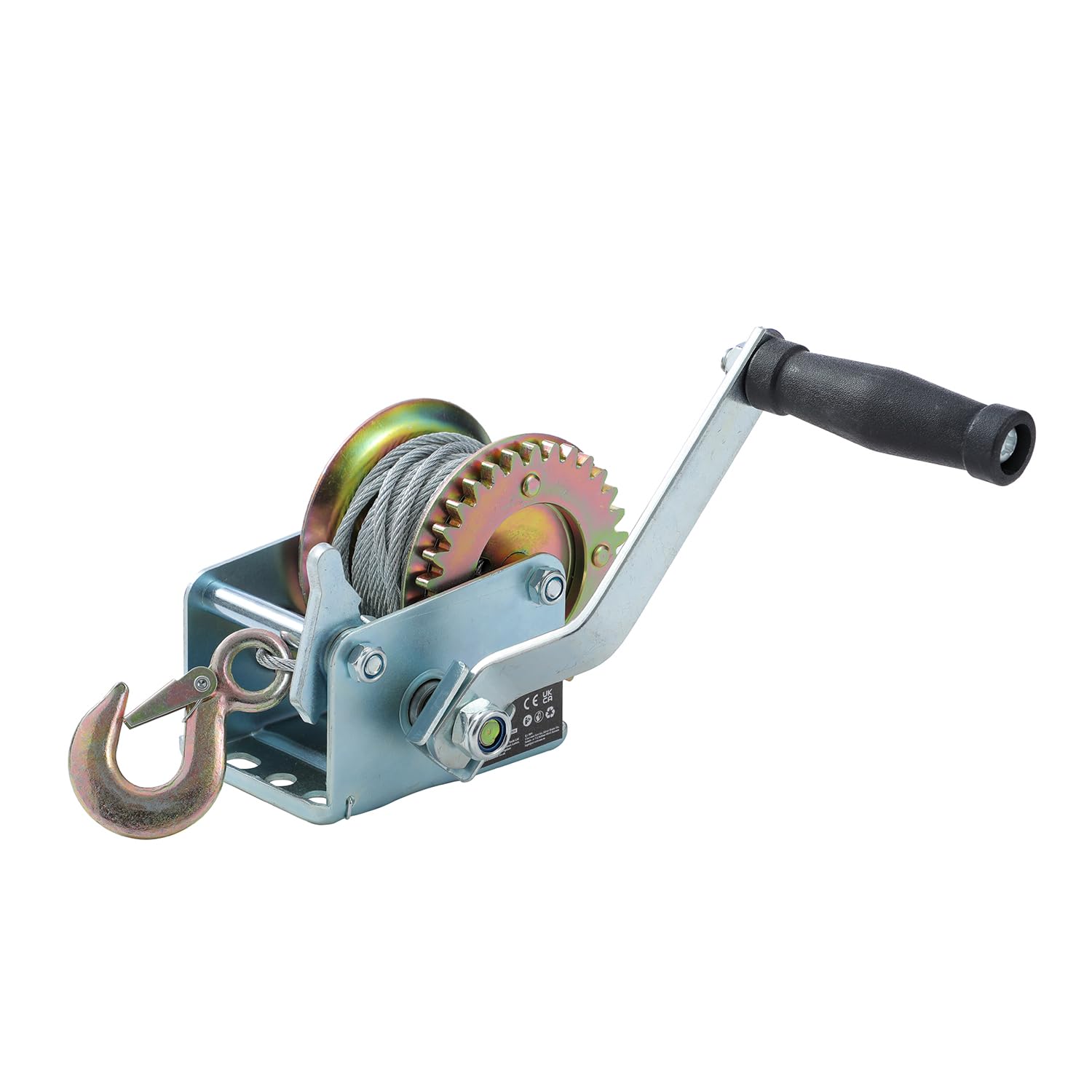 KATSU Tools Cabrestante Manual 600lbs 270kg con Cable de Acero de 10m, para Remolques de Coche, Barco, Camión y Recuperación de Emergencias para SUV ATV UTV 325930