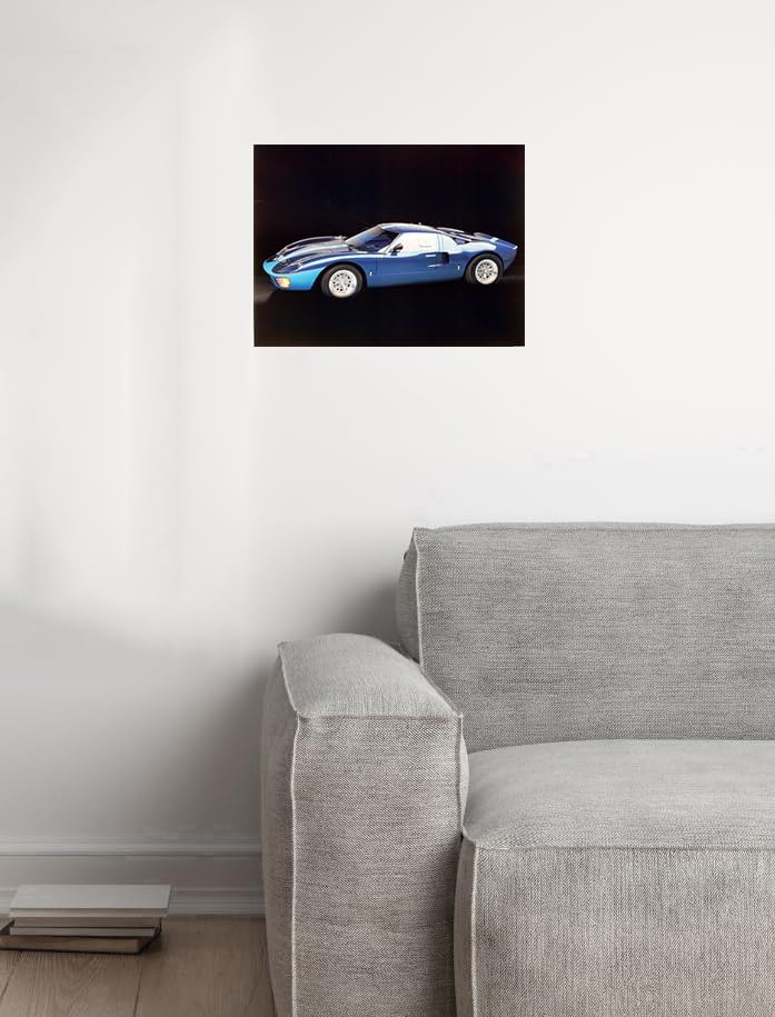 Miniatura 5 de 1965 - Póster decorativo para pared de automóvil Ford Gt 40 Mustang (16 x 20 pulgadas)