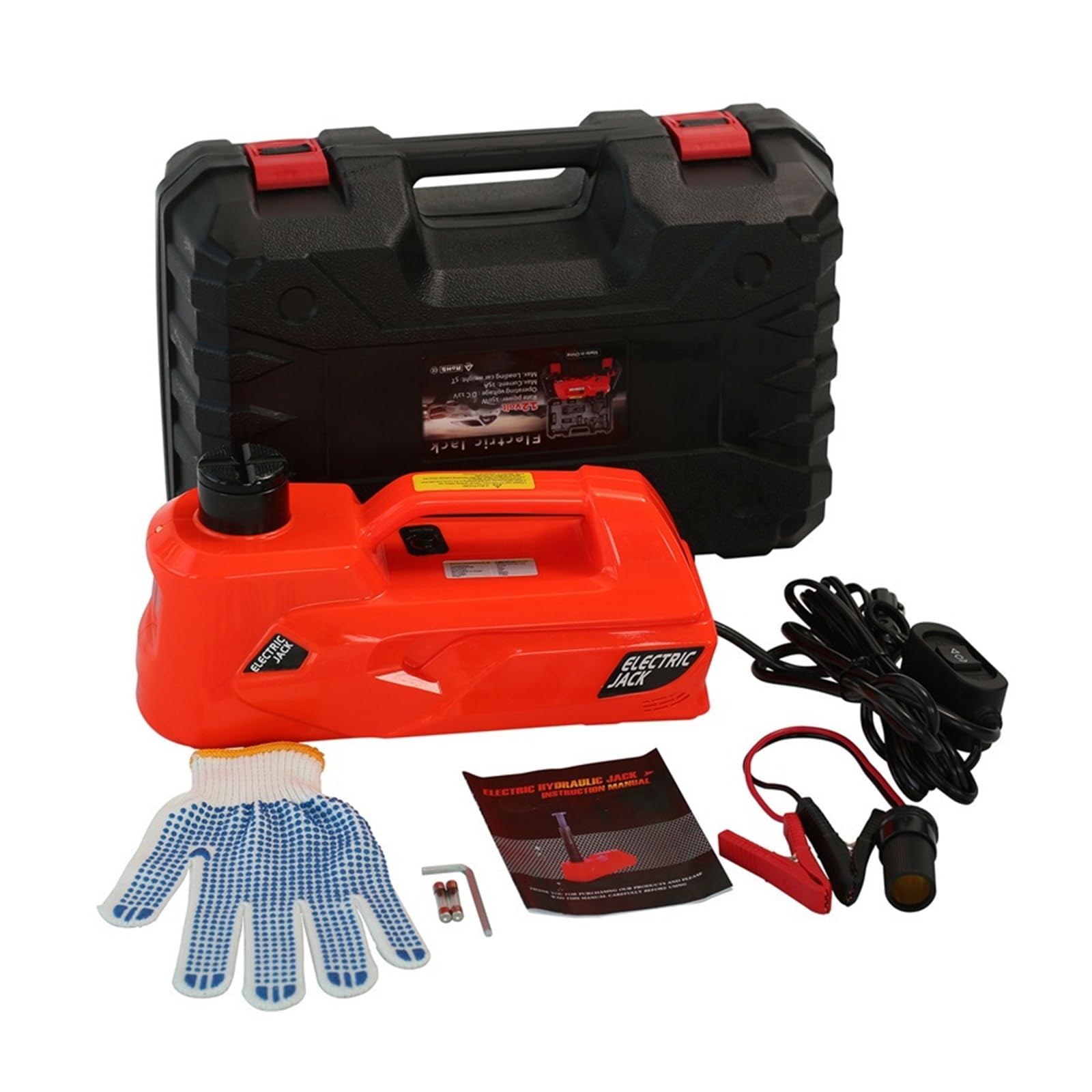 Przenośny Elektryczny Podnośnik Samochodowy DC 12V 5T 155-530mm Wysoki Hydrauliczny Do Sedana I SUV-a Szybkie łatwe Podnoszenie(155-450mm)