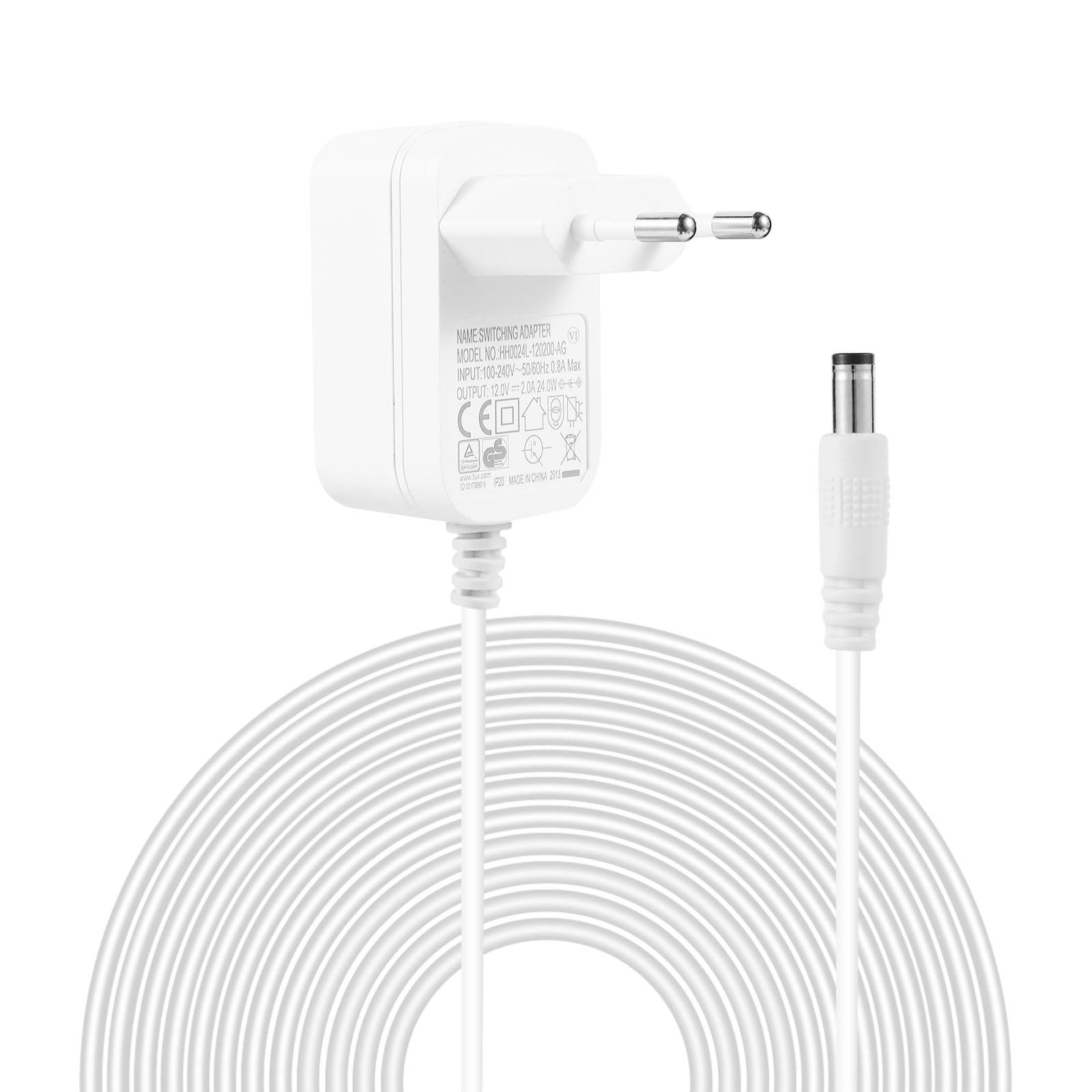 Adaptateur d'alimentation 12V Chargeur Bloc d'alimentation pour Piano Numérique Yamaha et Claviers des Séries PSR, YPG, YPT, DGX, KB, DD - Remplacement des Modèles PA-150B/PA-130B/PA-32