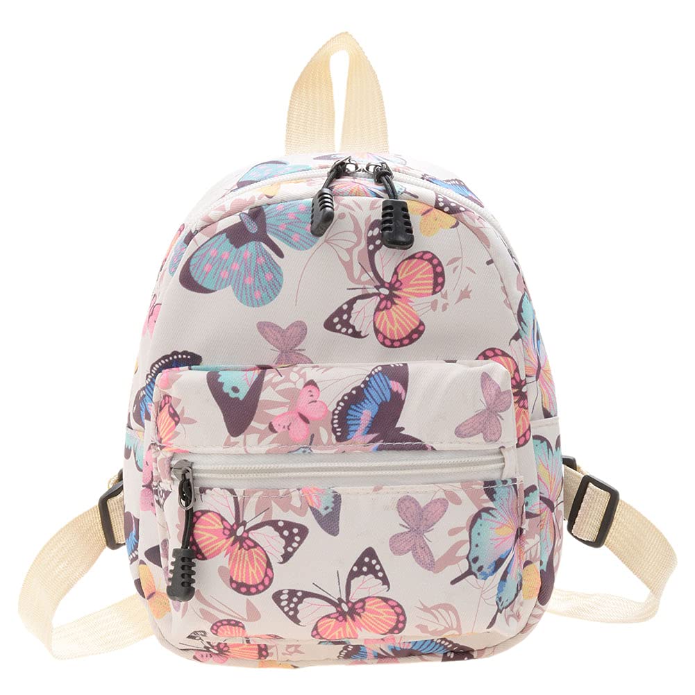 Generic Fashion Women Animal Pattern Print Backpack Casual Small Handbags (E), Colour butterfly, 41CM*27CM*12CM