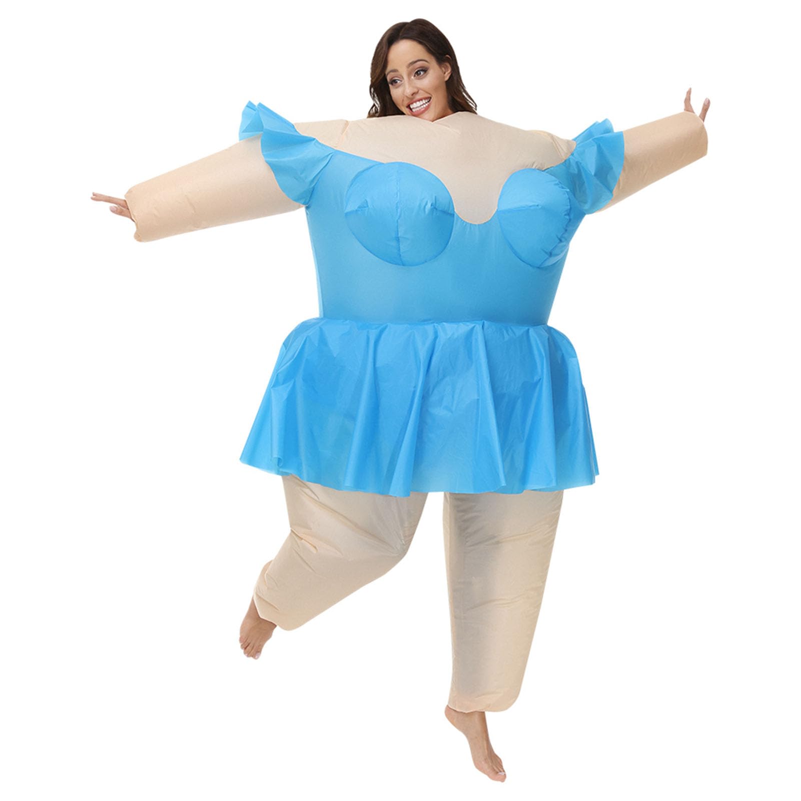 Costume Gonflable Pieuvre Pour Adultes – Pour Halloween, Carnaval – Avec Souffleur Et Batterie – Taille 1,5 à 1,8 M - 7