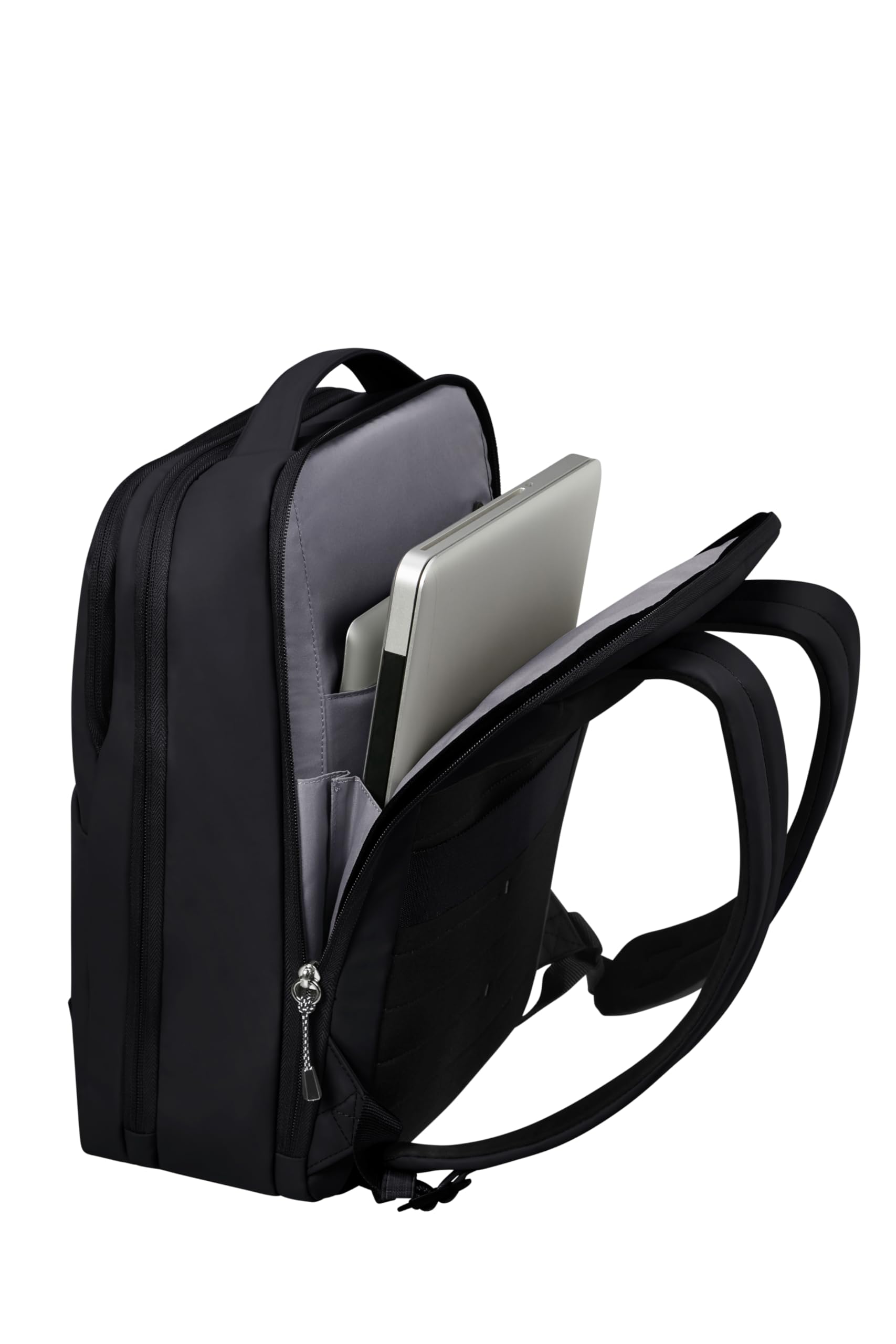 Samsonite Wander Last - Damen Laptop-Rucksack 14.1" (37.5 cm) - Business & Schulrucksack mit Flaschenhalter, Ergonomisch, Wasserabweisend - 14L - Schwarz (Black)