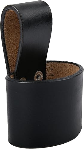 Hulara Handmade Genuine Leather Axe Holster with Belt Loop Hammer Holder for Tool Belt Hammer Holster Axe Hatchet Sheath Viking Axe Small Hammer