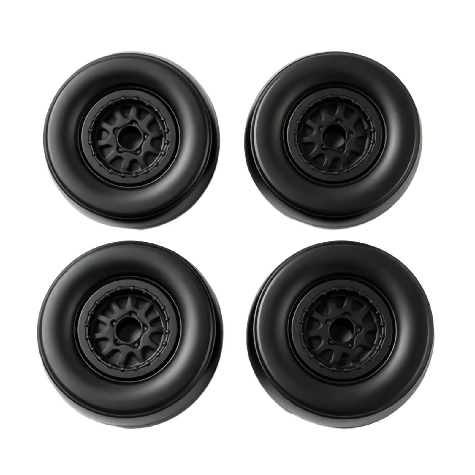 105 Mm 4Stück Gummi-LKW-Reifen Radsechskant Für HPI Für HSP 1/10 RC-Auto