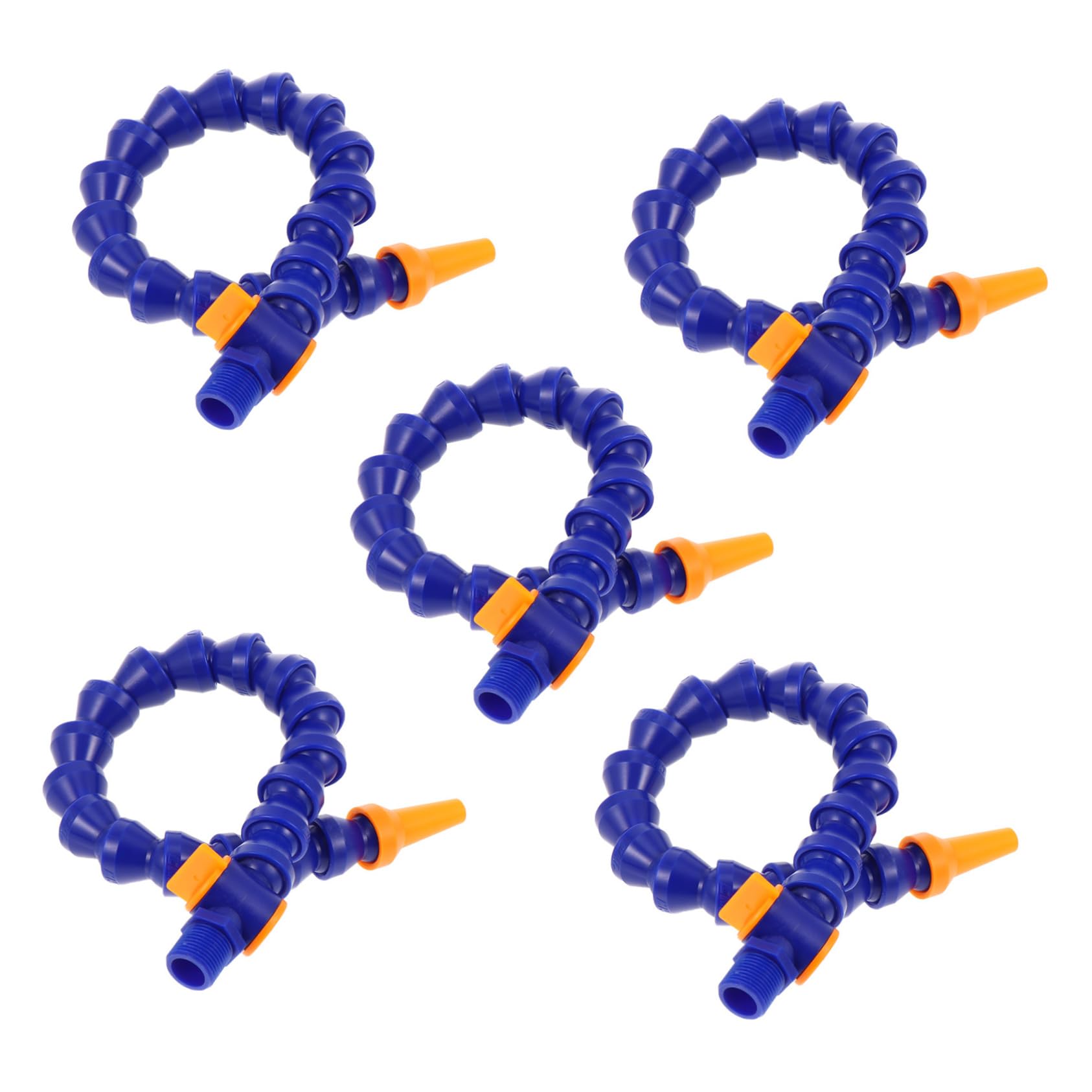 HEALEEP Professional Plastic Cooling Hoses 10pcs Set Serpentine Design Easy Shape Angle Adjustment for Cooling System
