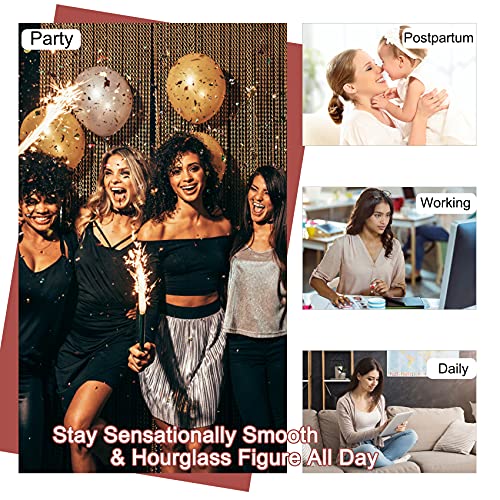 Redpai Underbust Shapewear Women Tank Tops Seamless Tummy Control Camisole Slimming Waist Cincher Vest Body Shapers (Black, Large) #TOP4