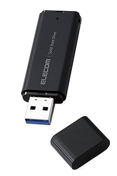 ELECOM エレコム SSDスライド式 2TB ESD-EWC2000GBK USB Type-C(TM)/USB-Aコネクター対応外付けポータブルSSD