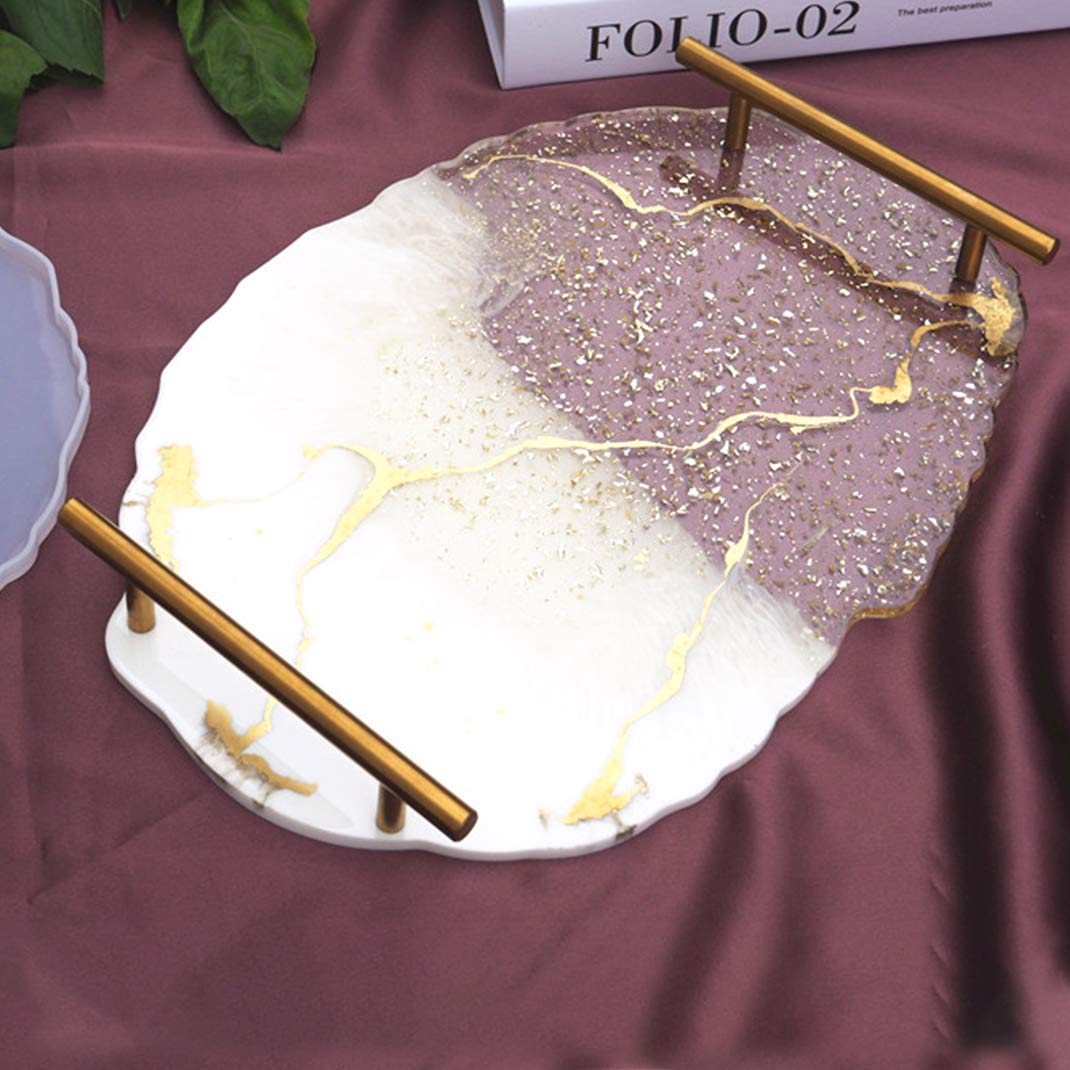 Moule Silicone Pour Résine En Forme De Plume - Longueur 24cm - Pour Créer Plateaux, Bijoux, Décoration Maison - Réutilisable