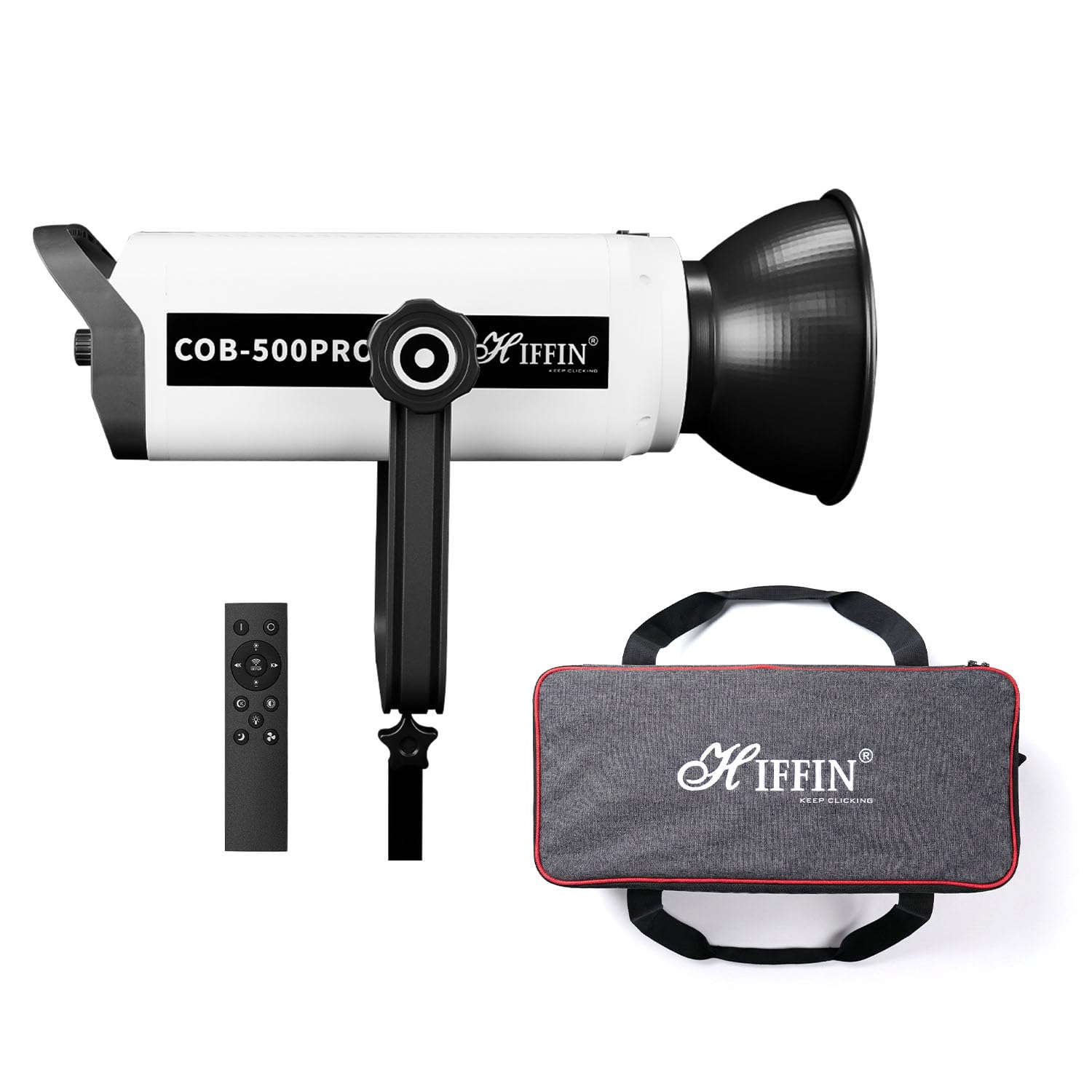 HIFFIN (COB-500 Pro) 500W Bi-Color Continuous LED Video Light with Bowens Mount, Remote Control & Silent Cooling Fan, AC Power, 2800K–6800K CCT., 51800 Lux @1m, CRI 95+, Ideal for Photo & Videography-image-25