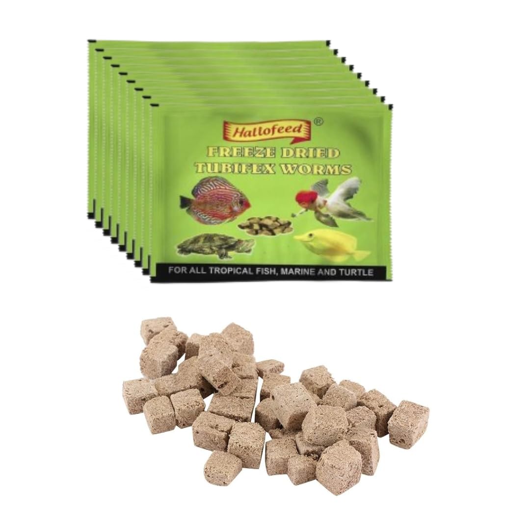 Premier Plants Fish Food Freeze Dried Tubifex Worms for All Life Stages Aquarium Fishes (Pack of 10) 15 Gram (B0CZHW3RDM) Amazon Price History, Amazon Price Tracker