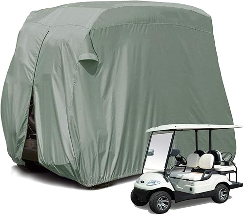 Miniatura 1 de 【Actualizada 2023】 Funda para carrito de golf para exteriores compatible con EZ GO, Club Car, Yamaha, moveland Funda personalizada para carrito con