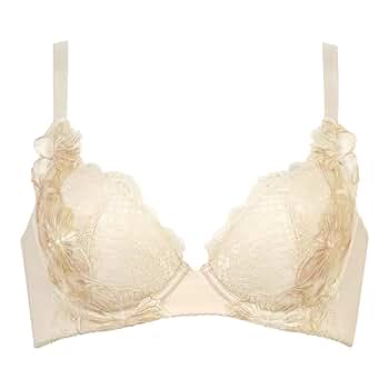 ワコール／ラゼ 大輪のカサブランカが優雅に咲き誇るブラジャー単品E75 LASEE ワコール LASEE【ラゼ】着やせすっきりブラ BFA435 3/4