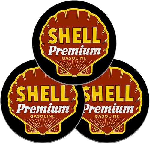 Miniatura 261 de Brotherhood Letrero de gas vintage de reproducción de letreros de metal vintage, letrero redondo de metal para garaje y hogar, 8 pulgadas de Nourse