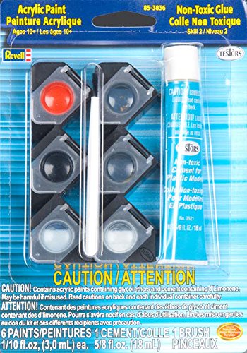 Preisvergleich Produktbild Revell Acrylic Paint Set Including Brush and Glue
