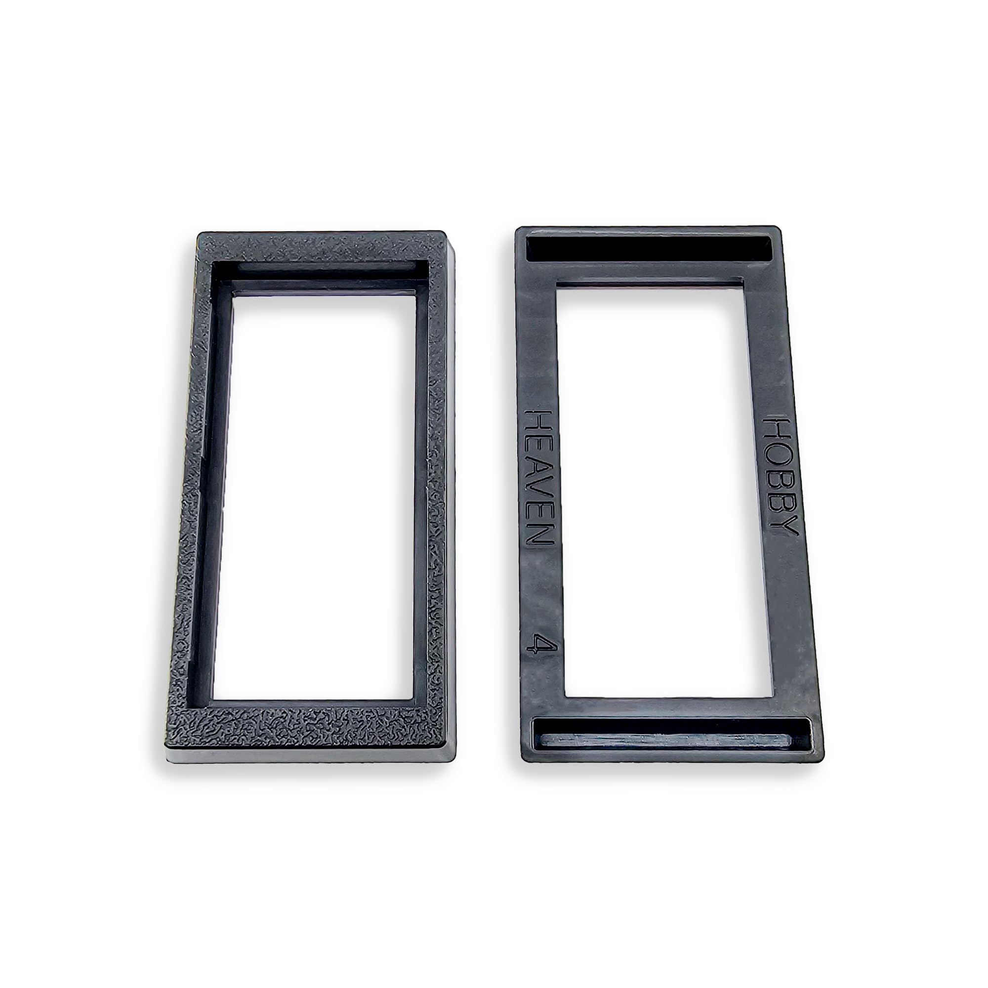 Hobby Heaven 50x24 to 60x30mm Rectangle Bases Size Converters For Wargaming Bases - Black Miniature Bases Converters for Miniatures Figures - Model Painting Wargame Miniatures (1 pc)