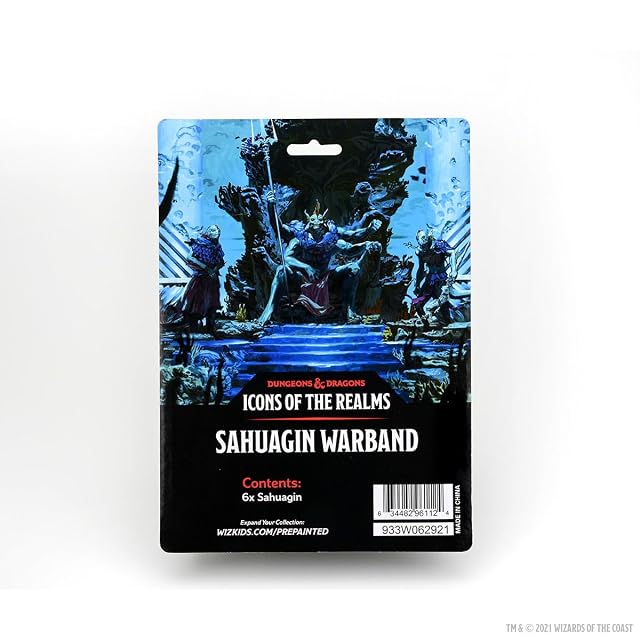 Foto 3 de 7 de WizKids (Sahuagin - D & D Icons of The Realms: Sahuagin Warband Miniatures