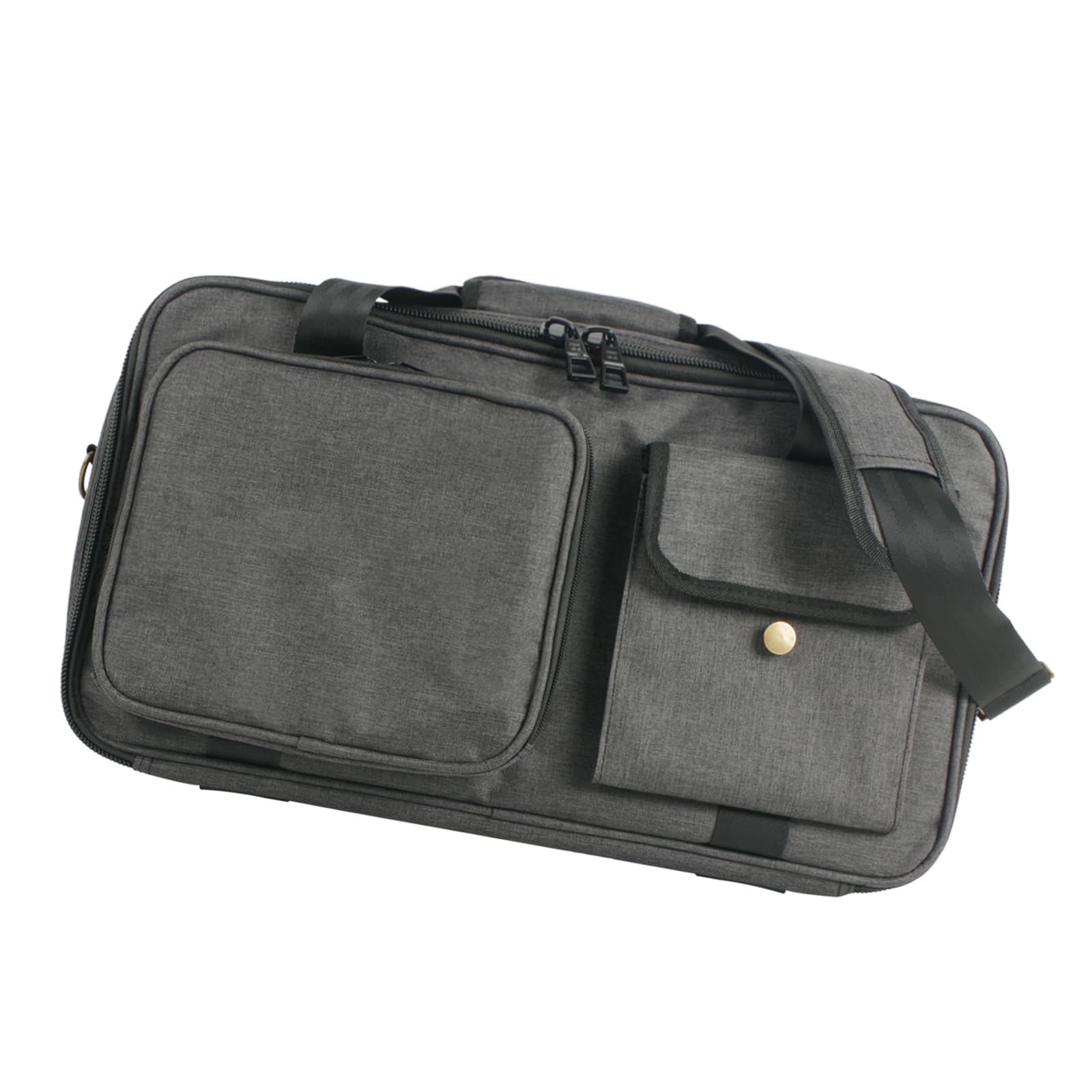 Bolsa para efectos de guitarra con interior espacioso y asa reforzada que mejora la durabilidad y el espacio eficiente, bolsa de correa de hombro ajustable, multicolor, M
