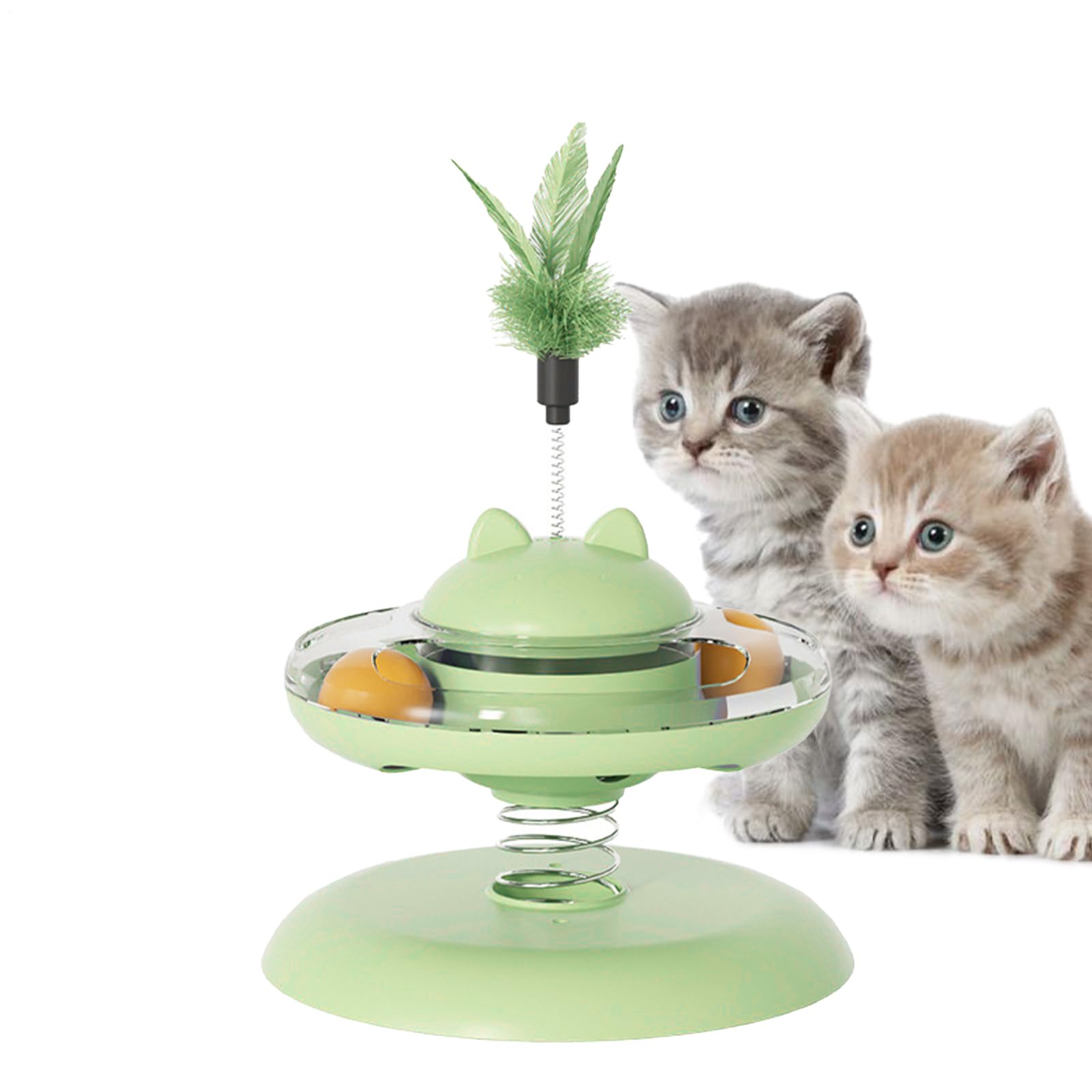 Distributeur de friandises pour chat : fini les croquettes renversées grâce à la base stable