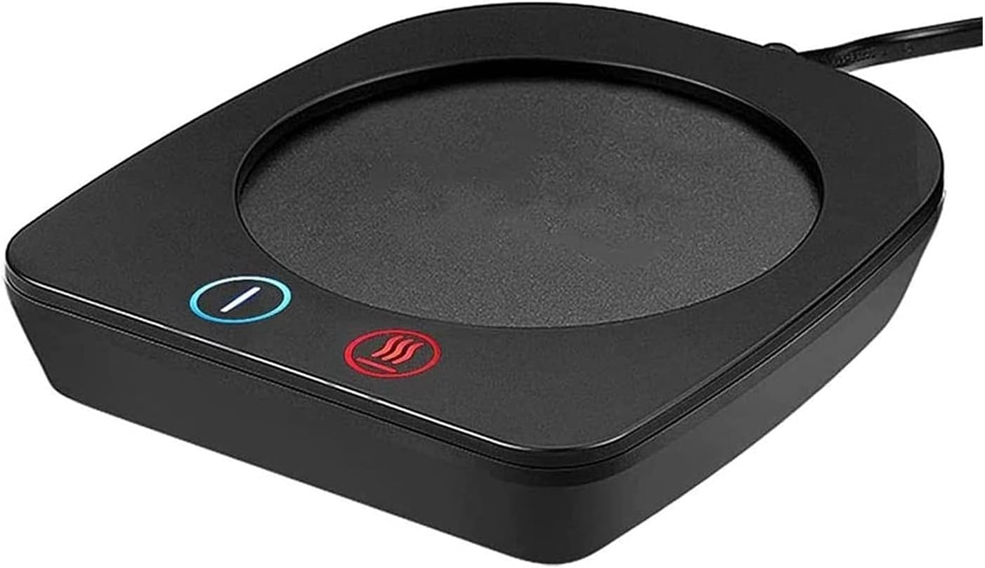 Coffee Warmer with Auto Shut on/Off, Cup Warmer for Office Home Use Desktop Coffee Warmer for Desk,Electric Mug Warmer Cup Beverage Warmer Plate for Tea,Water,Soup,etc.