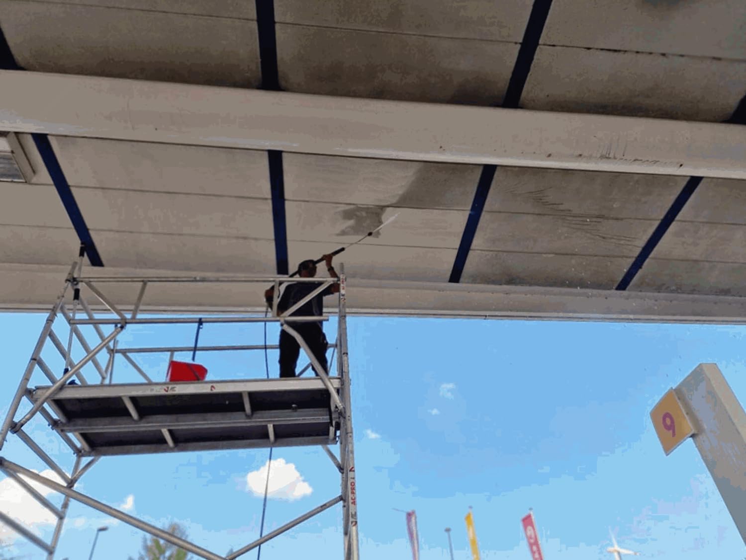 Limpiador de gasolineras, limpiador de mantenimiento para estaciones de servicio, uno para todo 25 kg, para toda la suciedad orgánica, limpiador de bombas de combustible, limpiador de azulejos,
