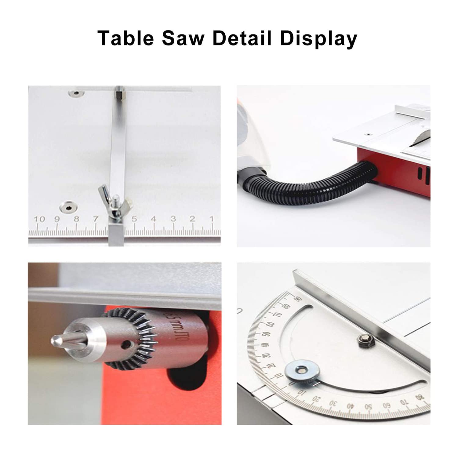 Amazon | モデル作成用96Wミニホビーテーブルソー、7段階の速度調整