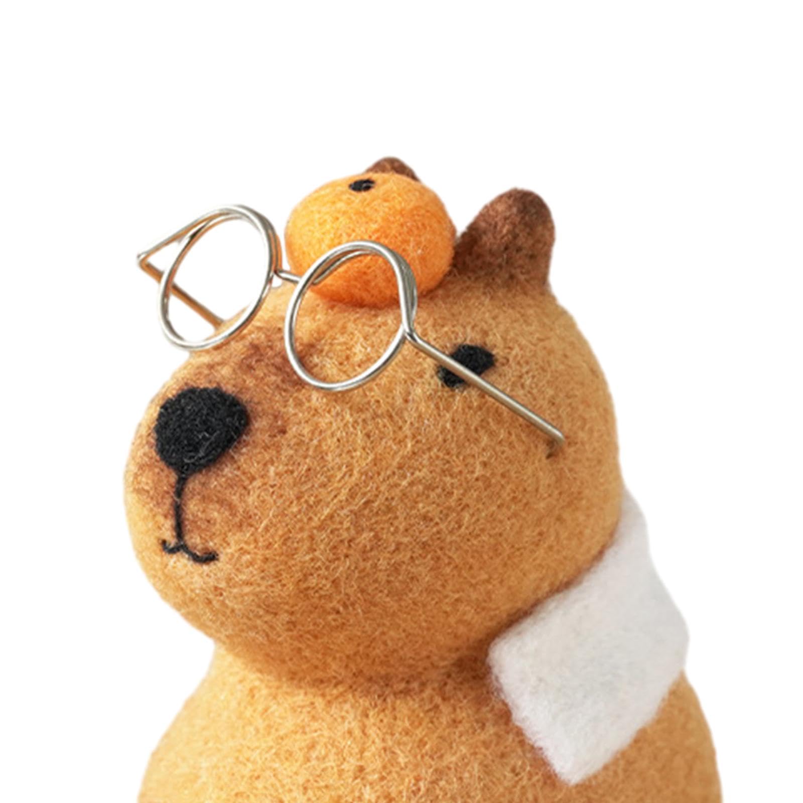 Amazon.co.jp: Tachiuwa カピバラぬいぐるみ羊毛フェルト素材バッグ