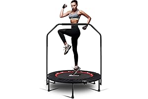 Foldable Fitness Trampoline, the Ultimate Cardio Workout Machine