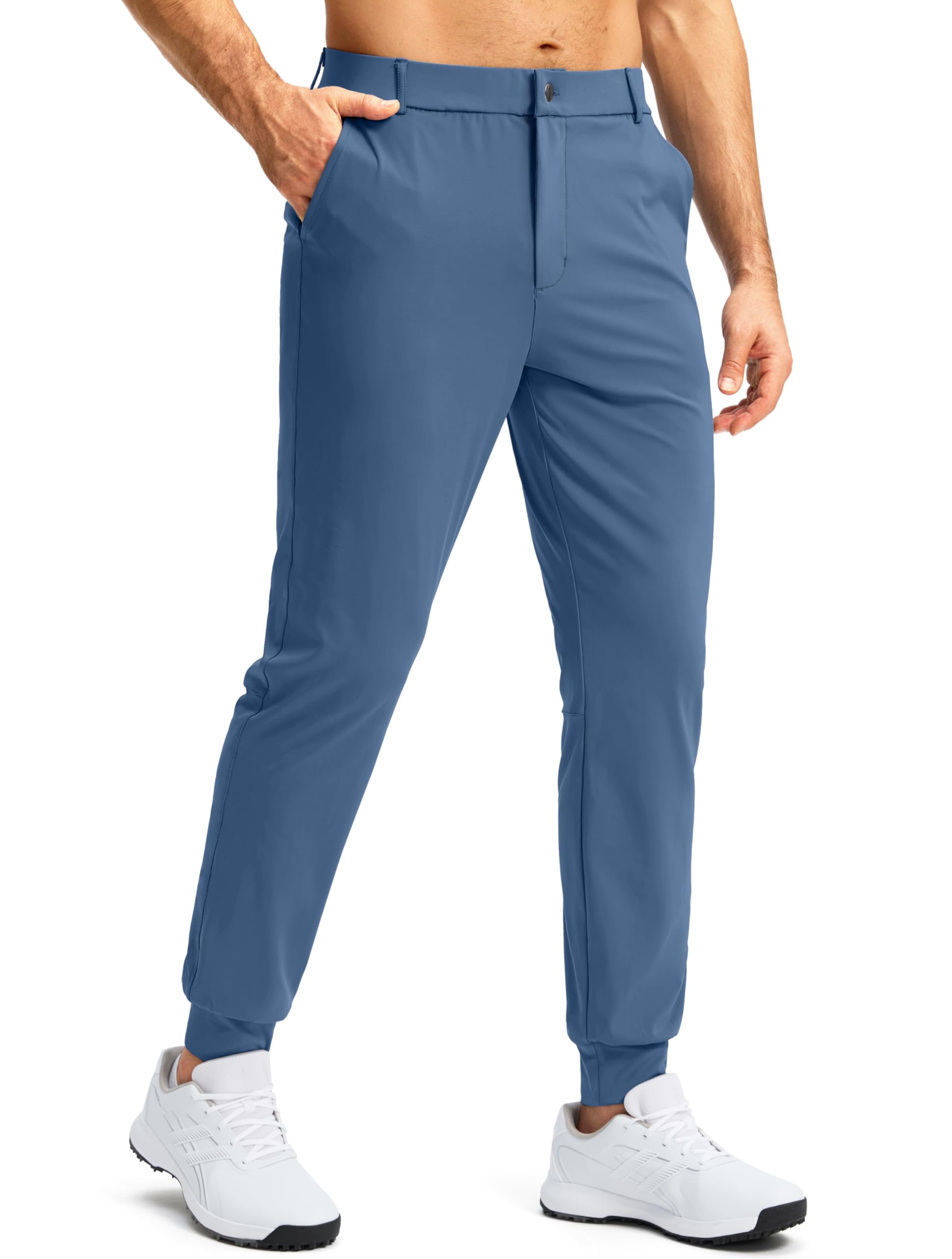 G Gradual Mens Stretch Golf Joggers with 3 Pockets Slim Fit Sweatpants Work Dress Casual Pants for Men
