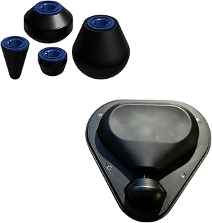 Replace the Massage Head Attachments Compatible with Theragun Mini 1st Gen, Positive & Negative Tool Ends for Personalized Massage Tips, Compatible with Therabody Massage Guns (Black)