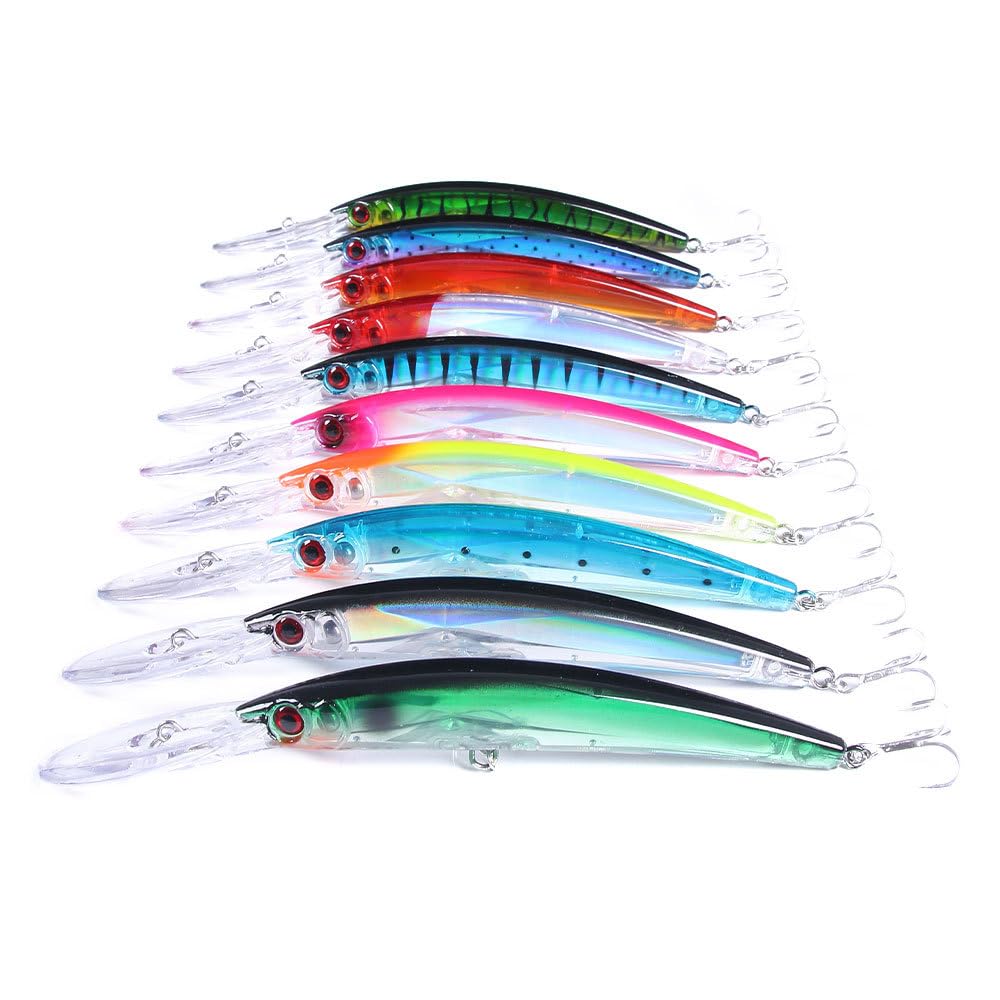 Esche in plastica morbida, confezione da 24 esche da nuoto con testa jig da 23,5 g, esche da paddle per la pesca al bass, kit di esche da pesca ganci, esche artificiali, esche per la pesca in mare (A)
