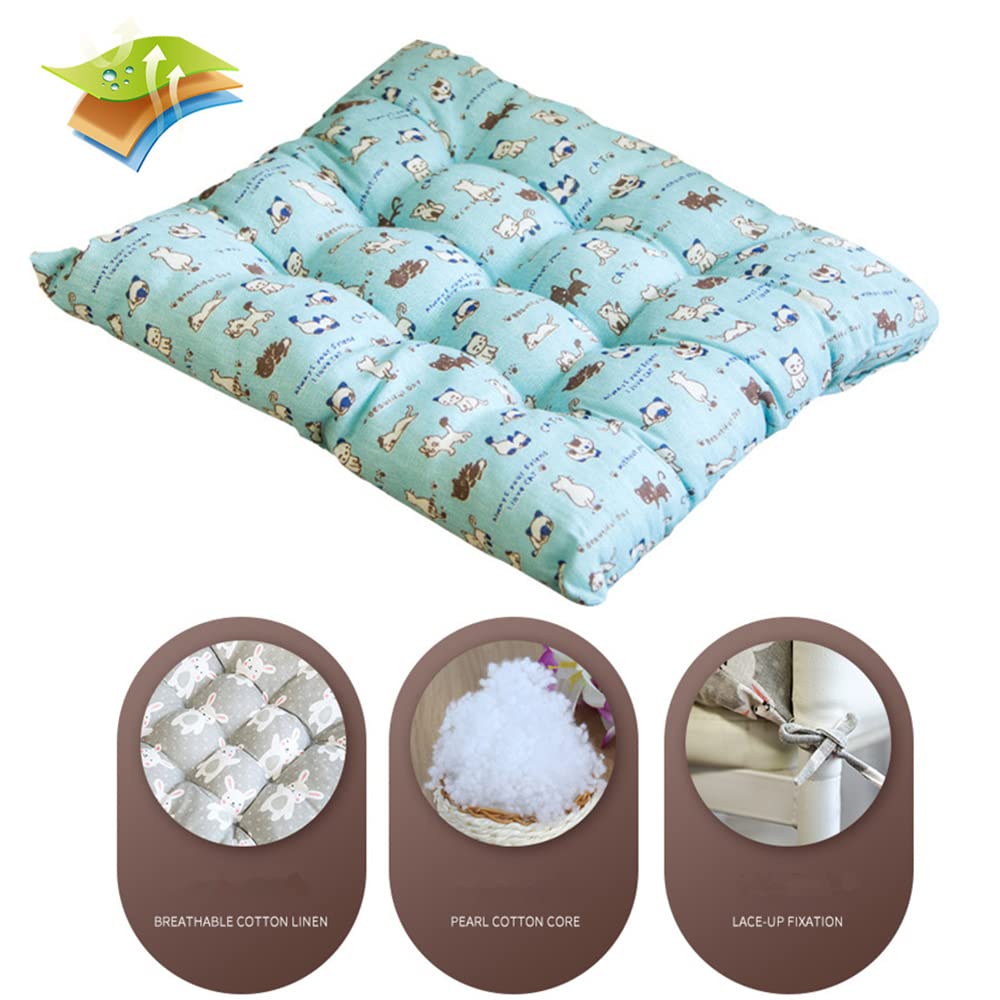 Coussin pour Chaise,galettes de Chaise 45x45,Coussins de Chaise de Jardin,Confortable et coloré pour l'intérieur et l'extérieur (Set de 4, S)