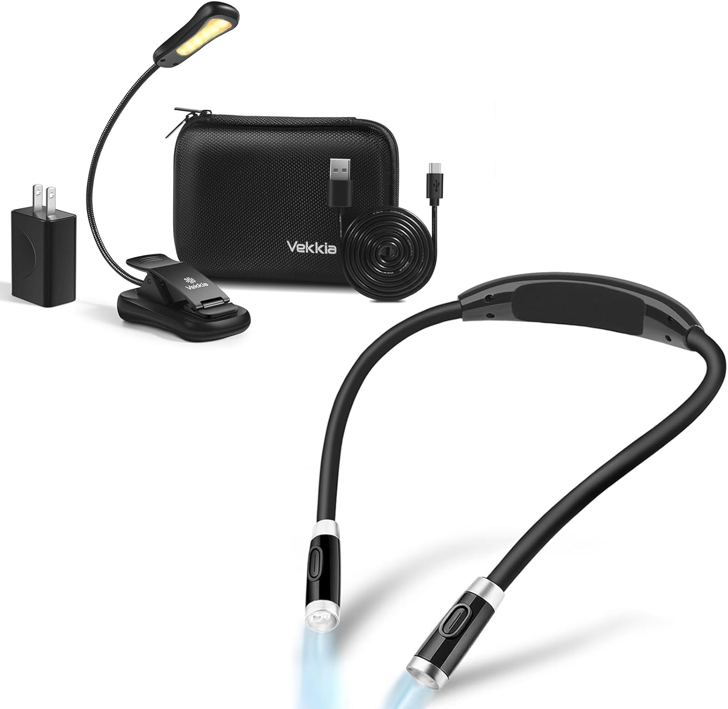 Vekkia Rechargeable Book Light