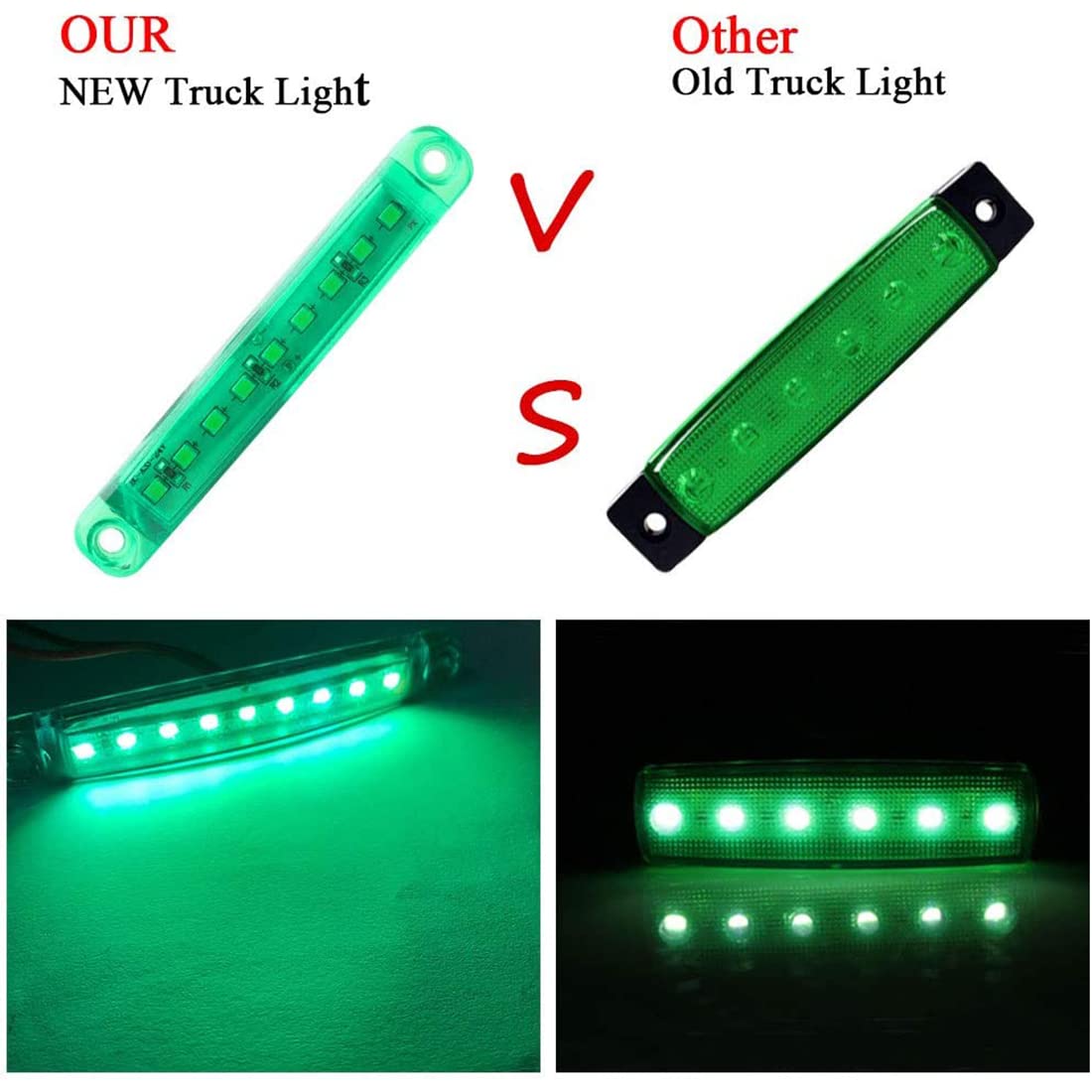 10 Luces Laterales LED Rojas 12-24V – Las Que Se Ven De Lejos Y Aguantan Agua Y Polvo