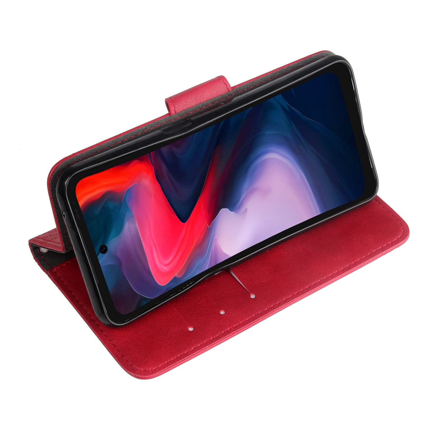 TienJueShi Dea Stand Portafoglio TPU Silicone in Pelle