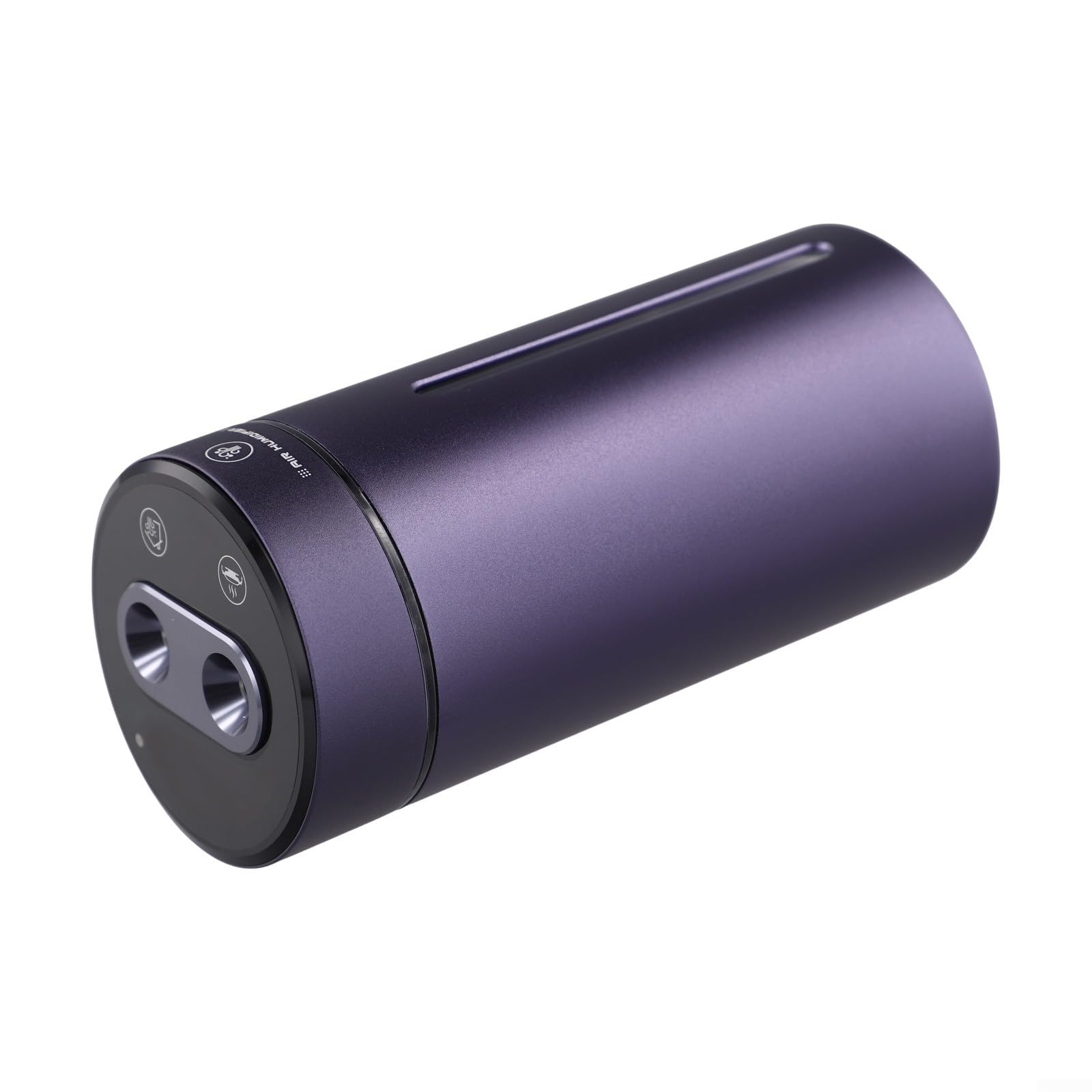 Fahrzeug-Luftbefeuchter mit Stimmungslicht, Doppelloch für Nano-Spray, 1500 mAh Akku (lila)