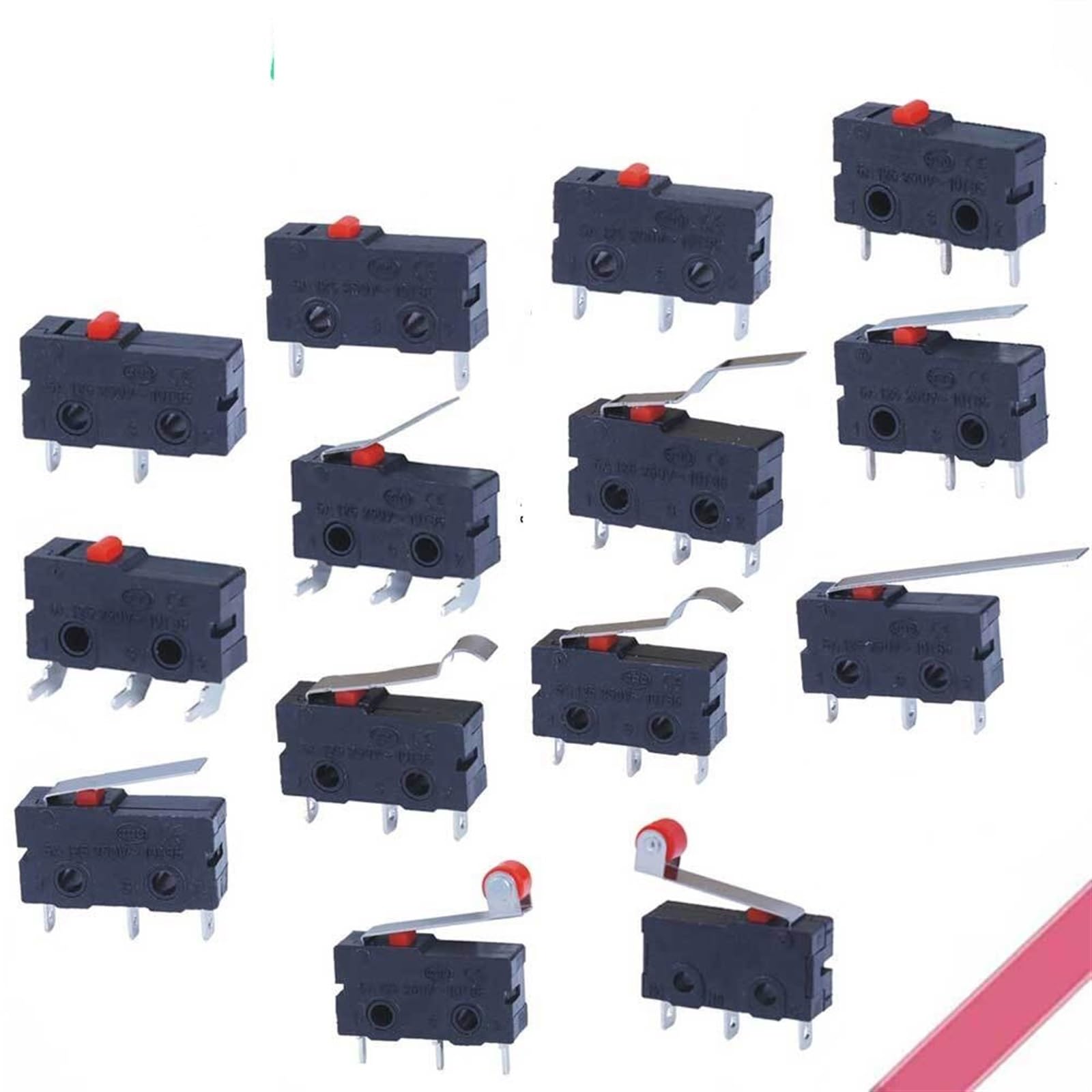 Micro interrupteur fin de course SPDT pour réparer imprimante 3D et robotique 5A Zw12-h