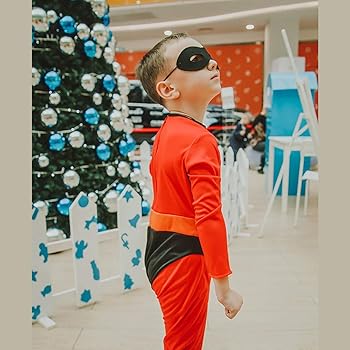 Amazon.co.jp: SCLYX Mr.インクレディブル 風 コスプレ衣装2点